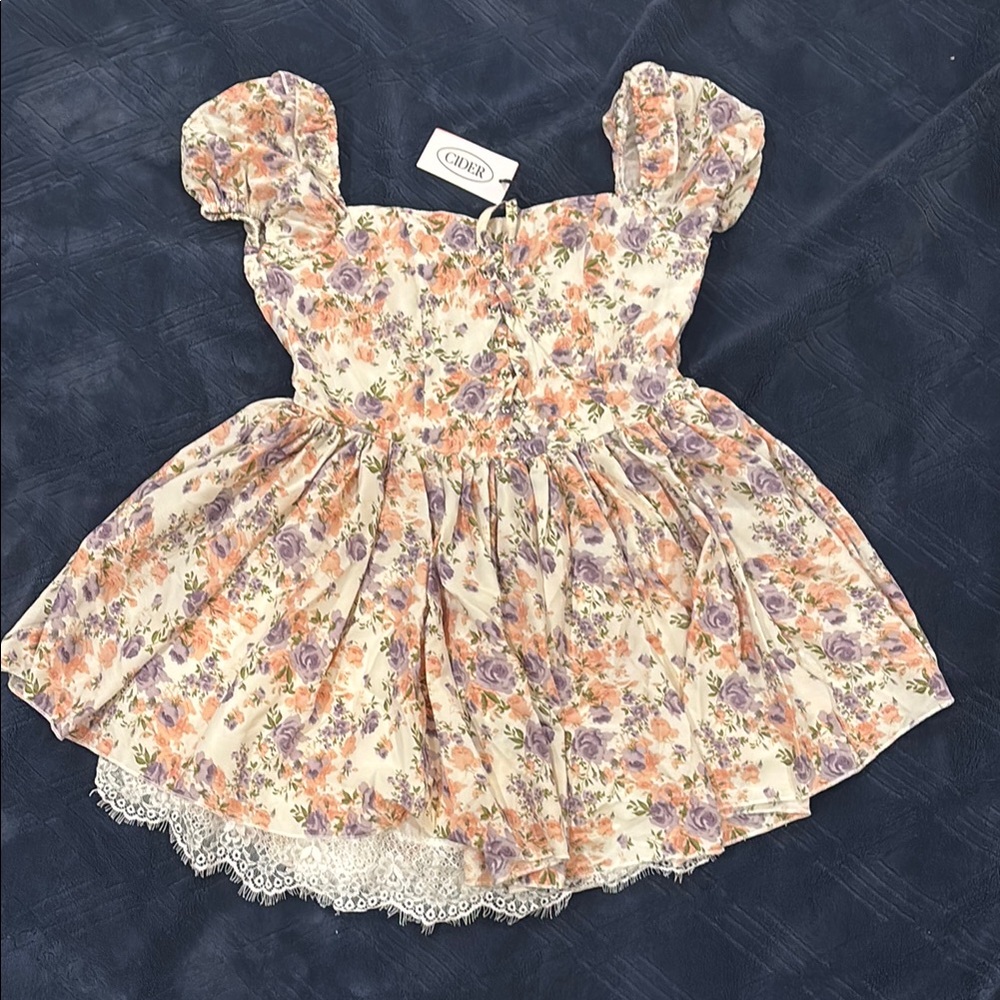 Floral Puff Sleeve Dress